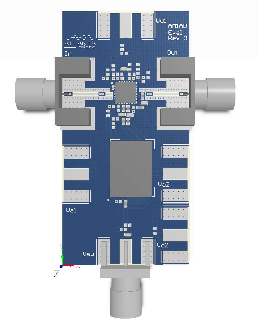 AM1065 MMIC Amplifier Evaluation Board